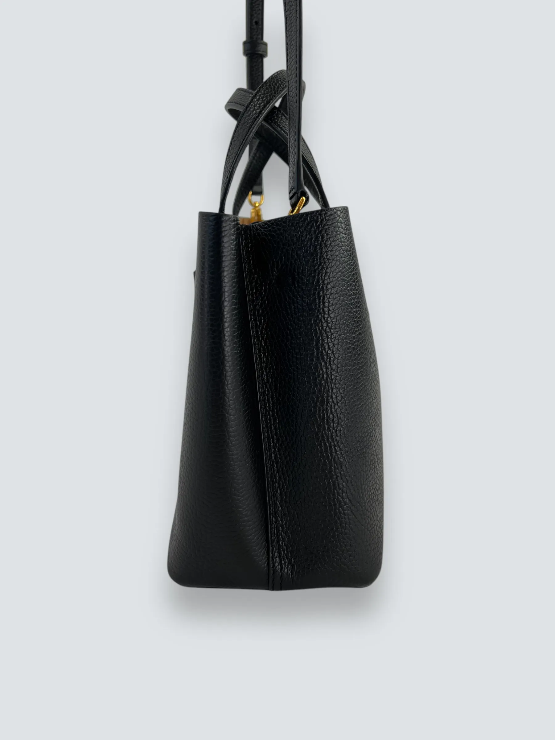 Tory Burch Black Leather Blake Tote