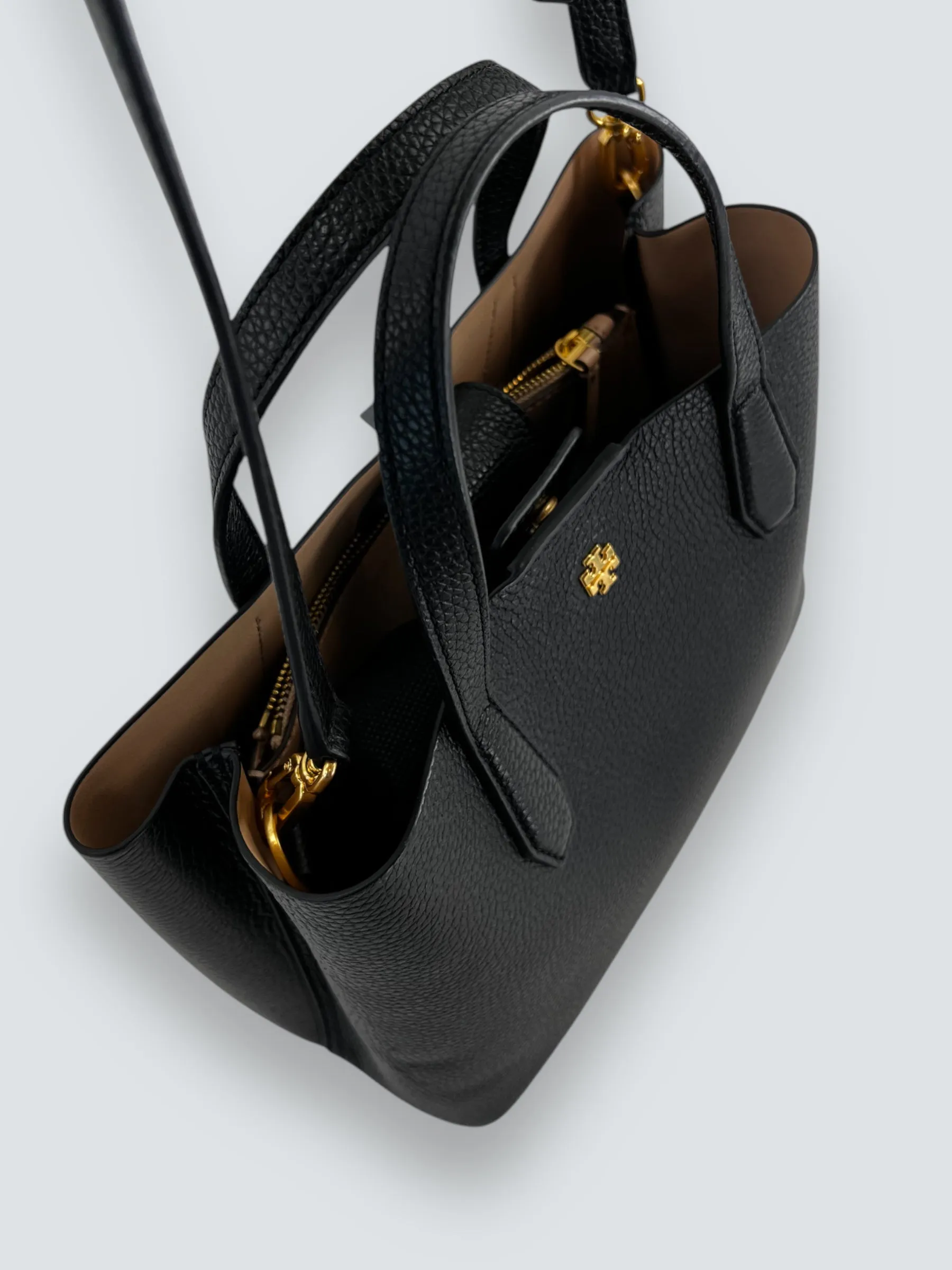 Tory Burch Black Leather Blake Tote