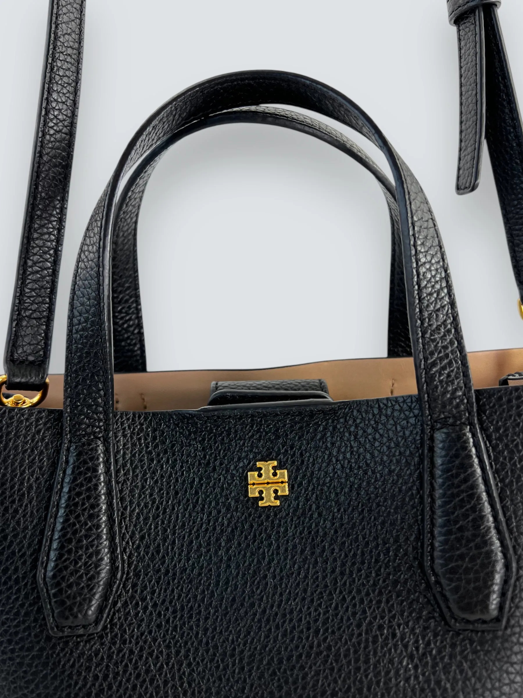 Tory Burch Black Leather Blake Tote