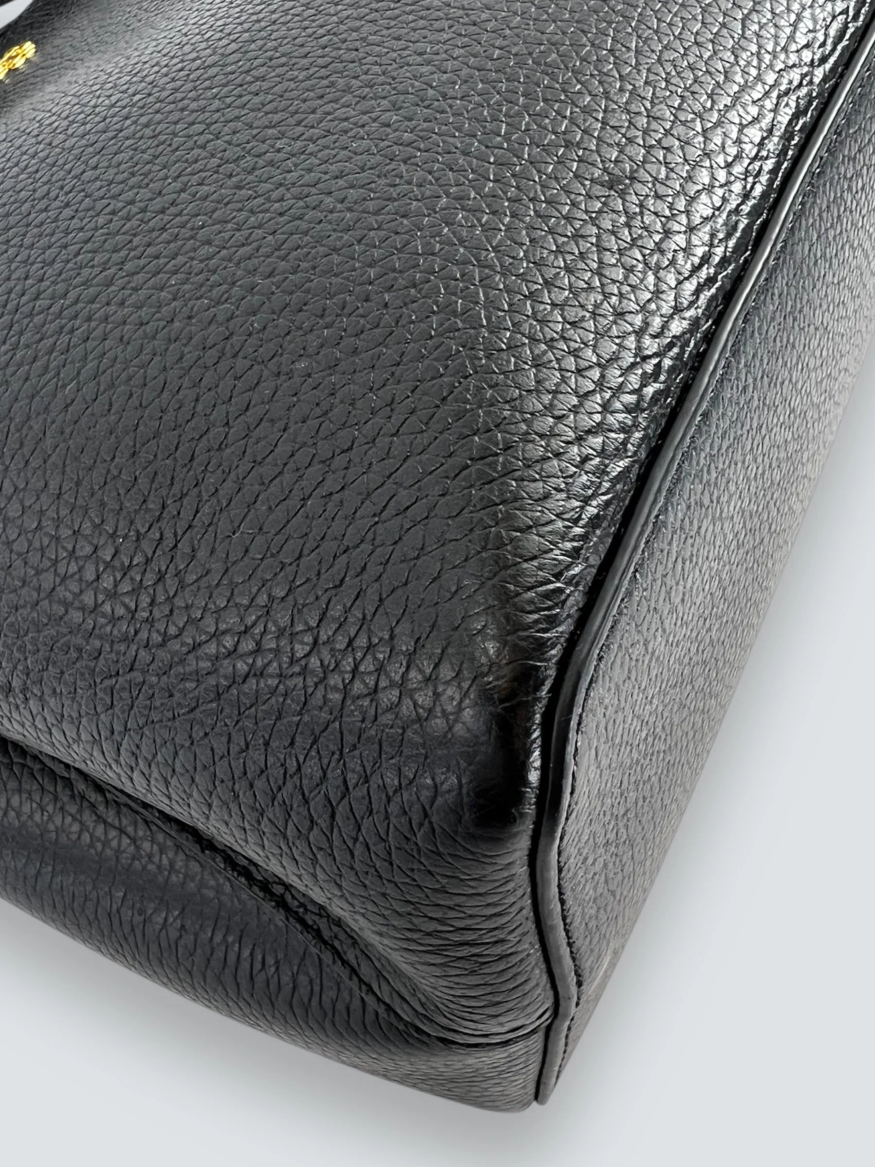 Tory Burch Black Leather Blake Tote