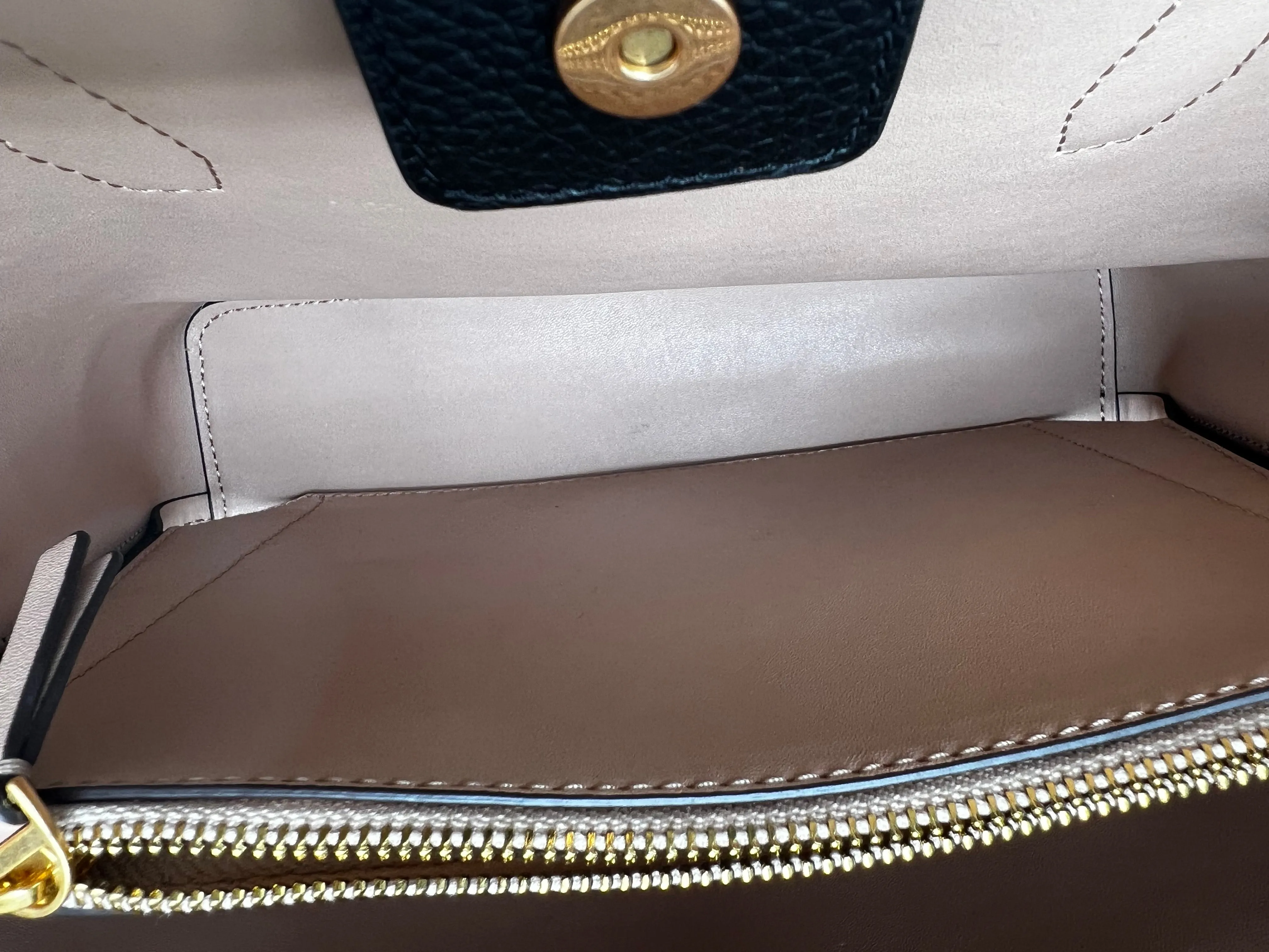 Tory Burch Black Leather Blake Tote