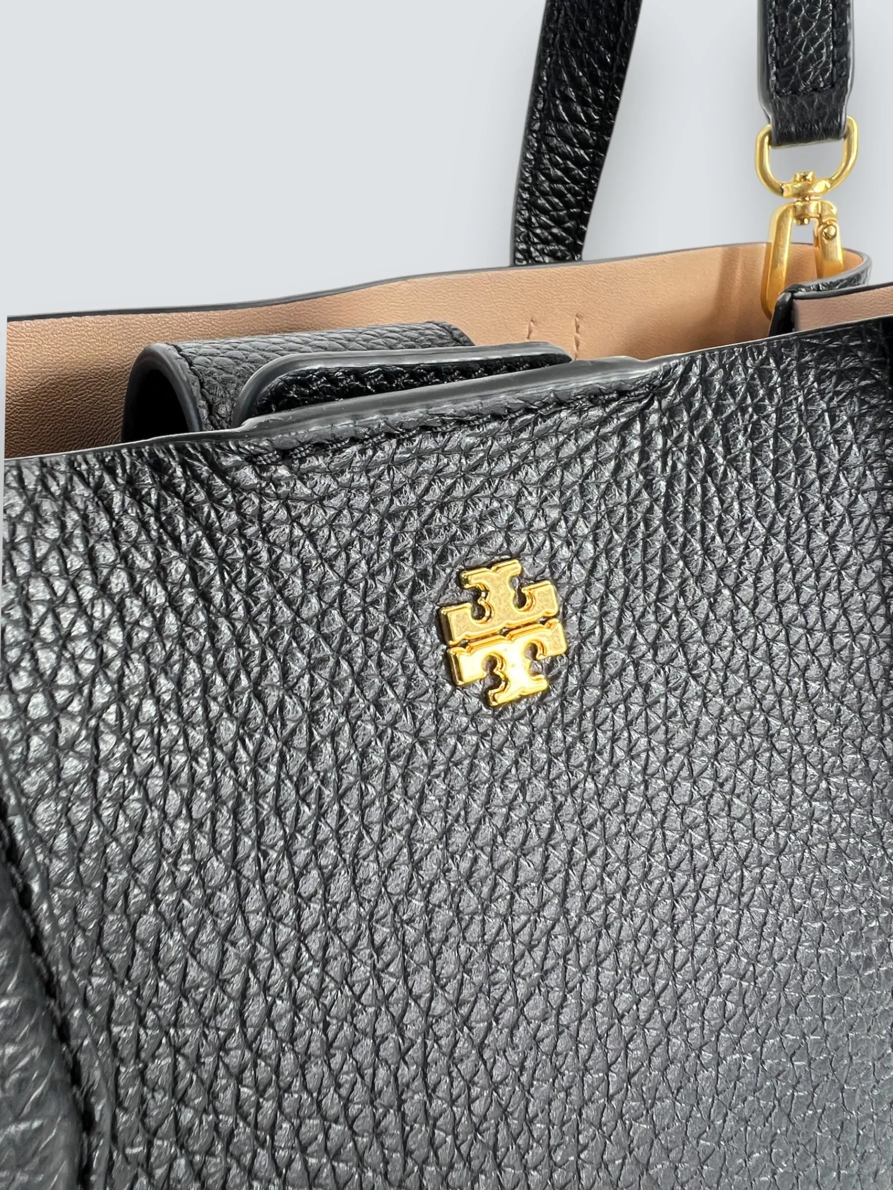 Tory Burch Black Leather Blake Tote