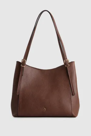 Triple Compartment Tote Bag