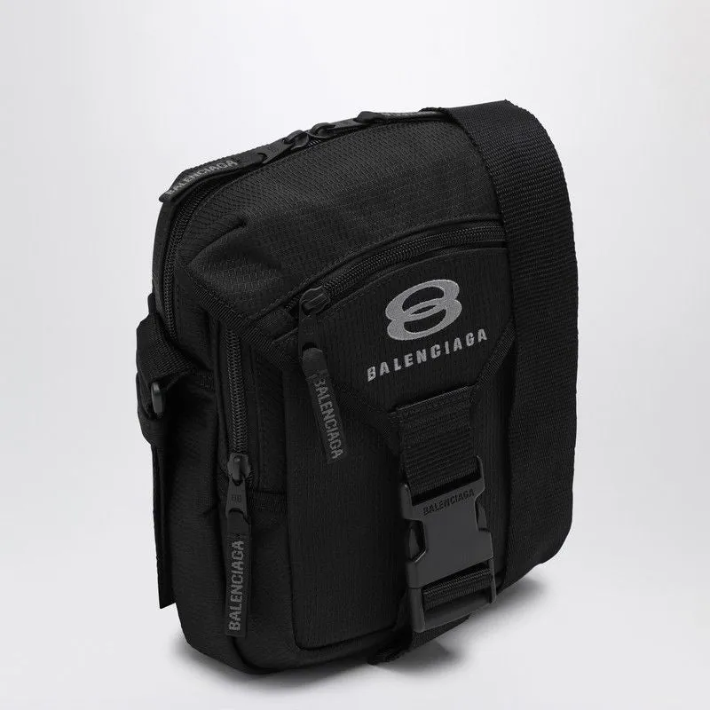 UNITY SHOULDER BAG IN BLACK NYLON
