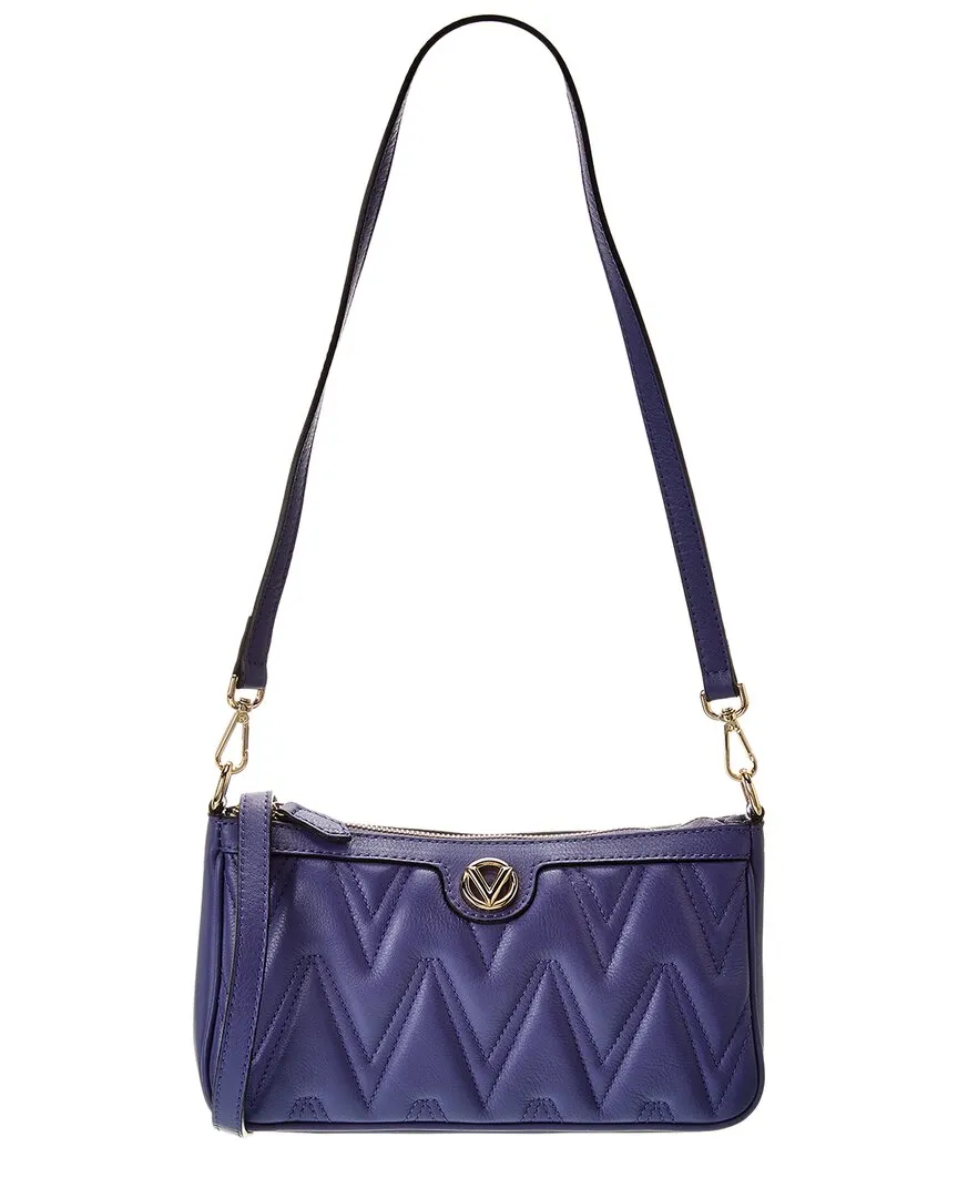 Valentino by Mario Valentino Jeanette Diamond Leather Shoulder Bag