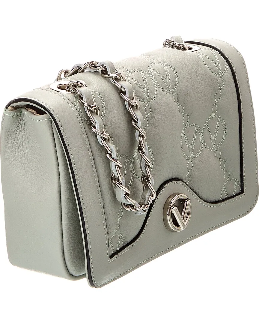 Valentino by Mario Valentino Lady Monogram Leather Shoulder Bag