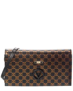 Valentino by Mario Valentino Lena Monogram Leather Shoulder Bag