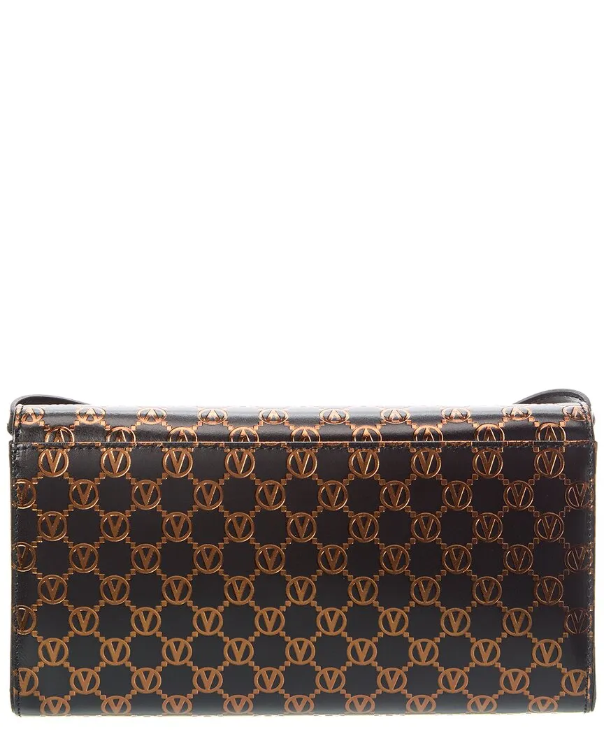 Valentino by Mario Valentino Lena Monogram Leather Shoulder Bag