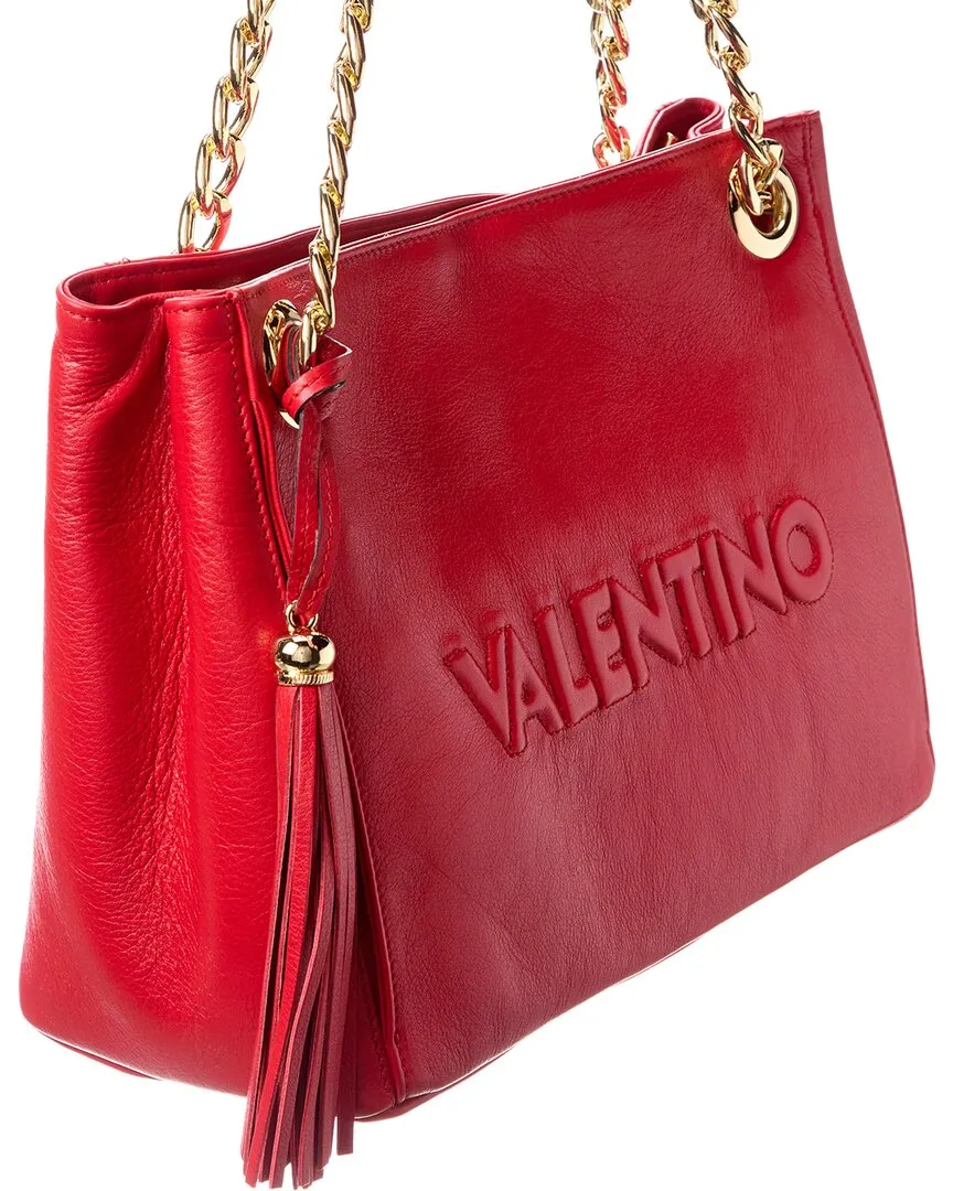 Valentino by Mario Valentino Luisa Embossed Leather Shoulder Bag
