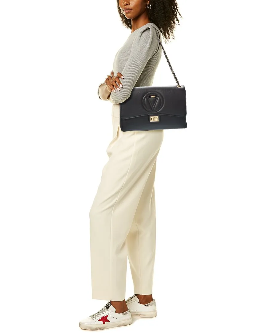 Valentino by Mario Valentino Posh Signature Leather Shoulder Bag