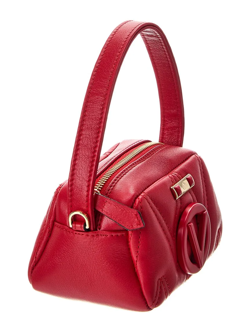 Valentino by Mario Valentino Tinette Diamond Leather Shoulder Bag