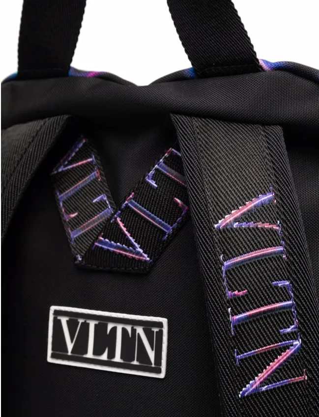 Valentino Garavani Camou neon-print backpack