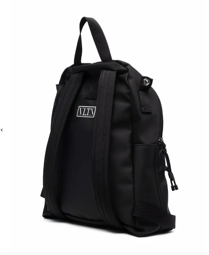 Valentino Garavani logo-strap backpack