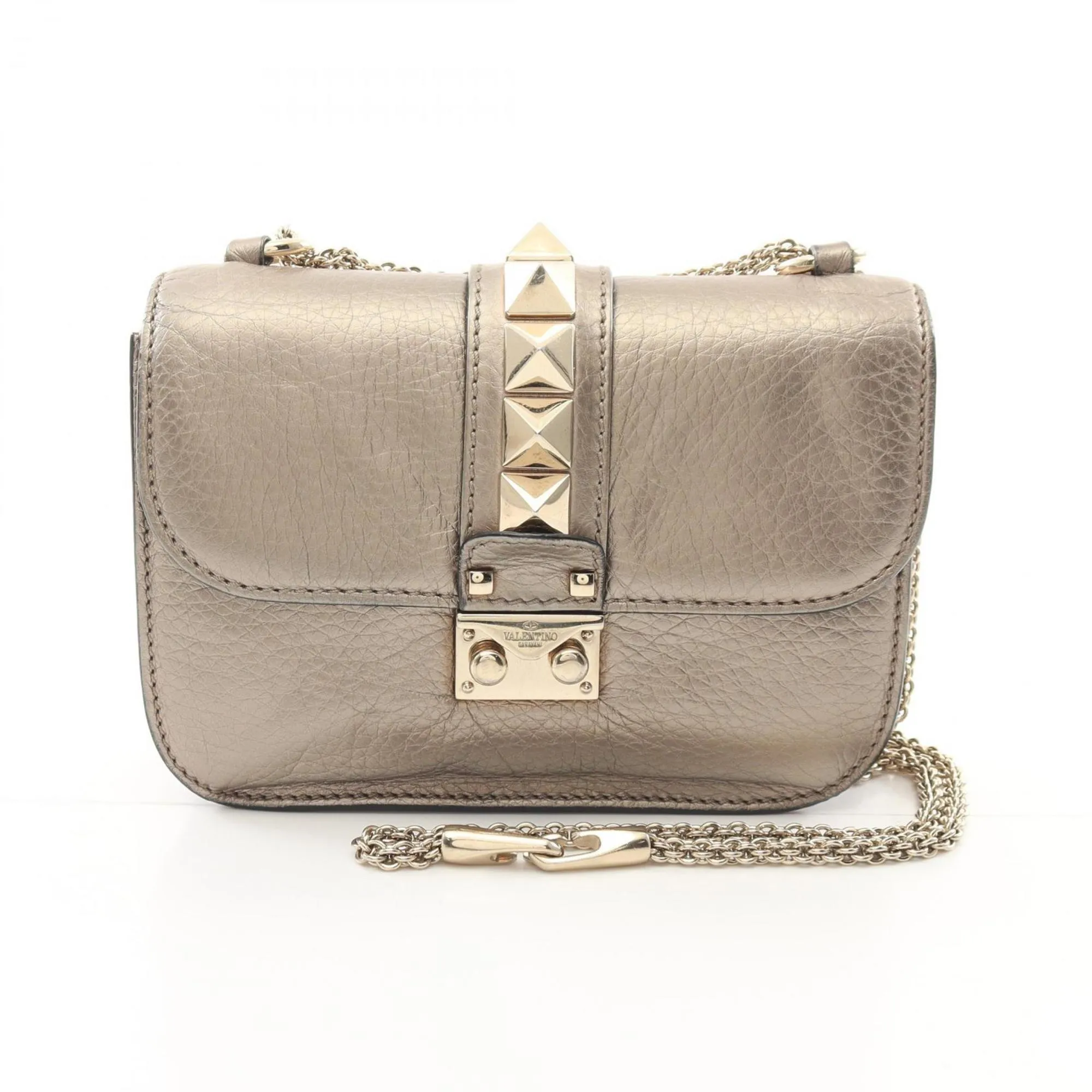 Valentino Leather Shoulder Bag (Pre-Owned)