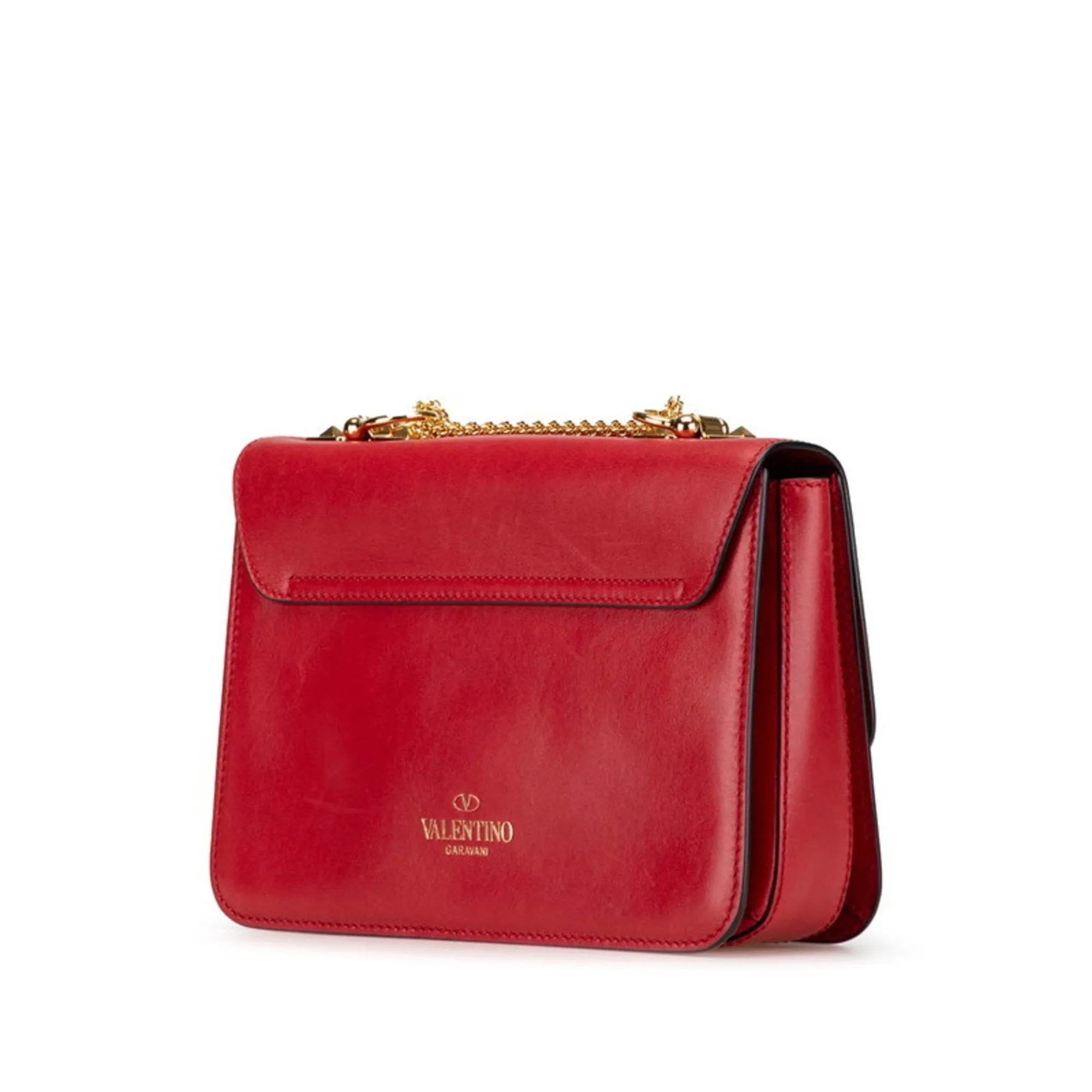 Valentino Leather Shoulder Bag (Pre-Owned)