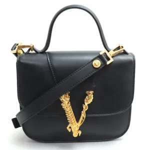 Versace Leather Shoulder Bag (Pre-Owned)