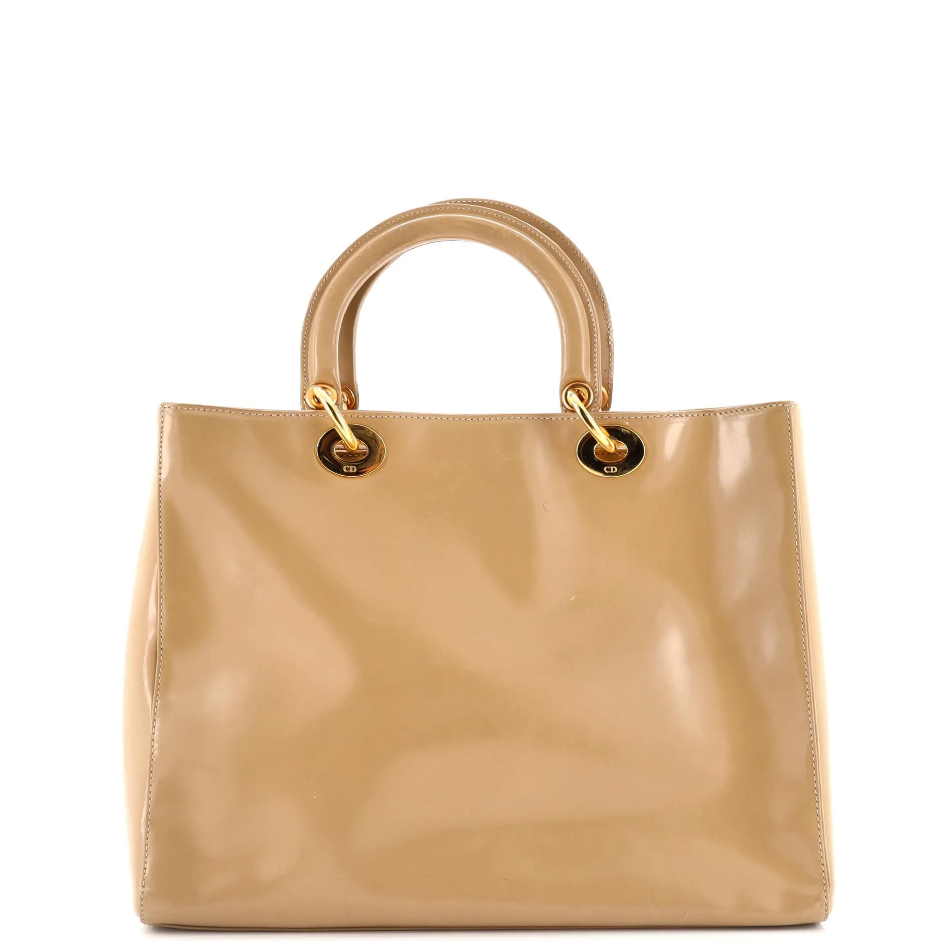 Vintage Lady Dior Bag Patent Large