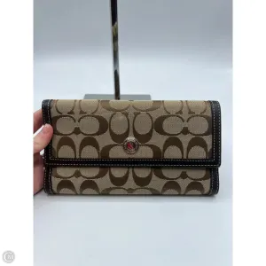 Wallet Designer By Coach, Size: Large
