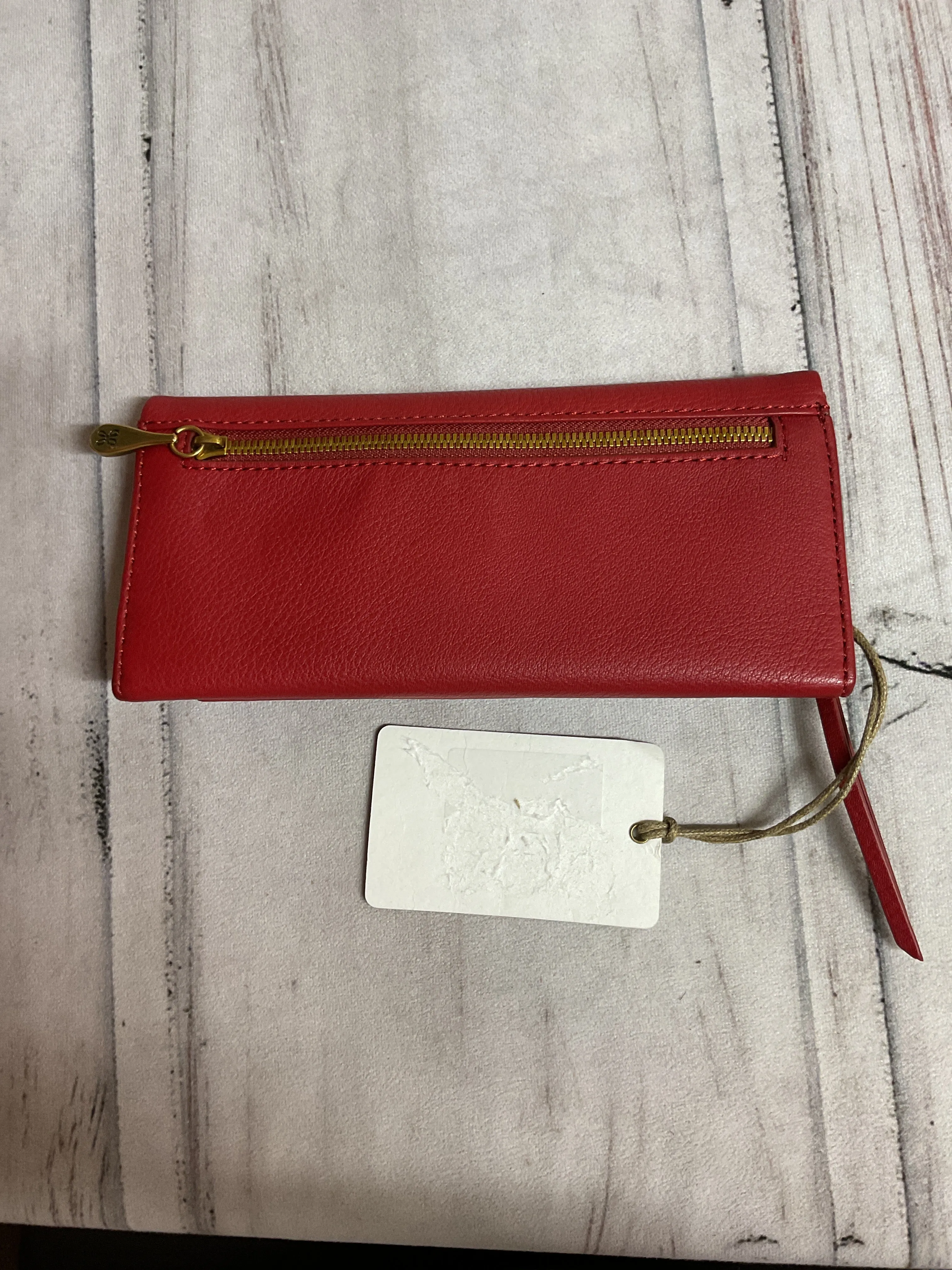 Wallet Leather By Hobo Intl In Red, Size:Large