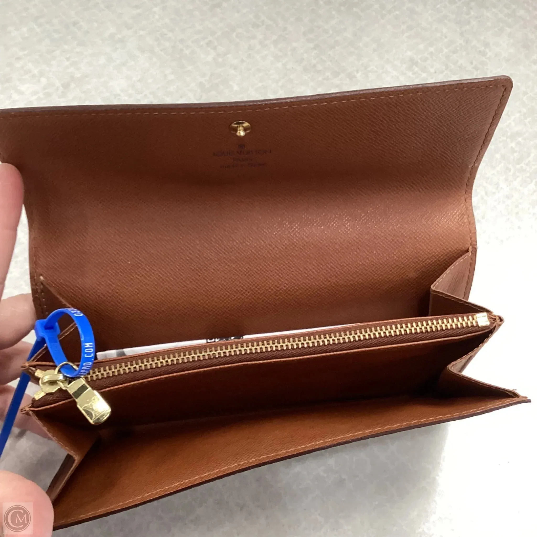 Wallet Luxury Designer By Louis Vuitton, Size: Large