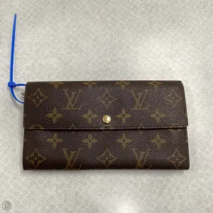 Wallet Luxury Designer By Louis Vuitton, Size: Large
