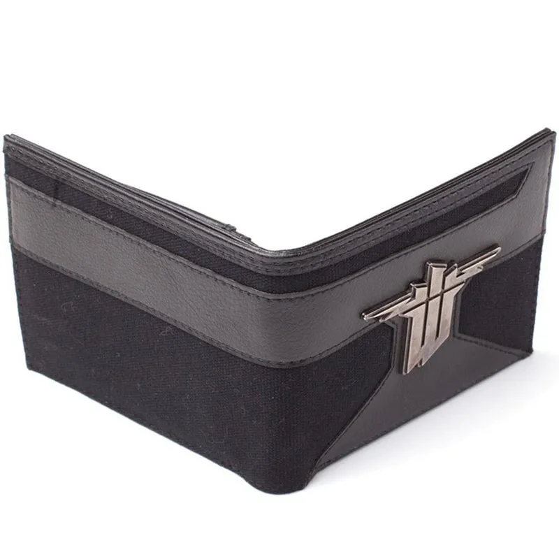 Wolfenstein Bi-Fold Wallet with Metal Badge Logo