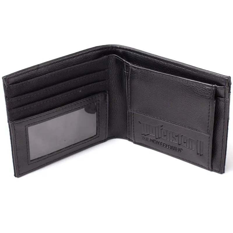 Wolfenstein Bi-Fold Wallet with Metal Badge Logo