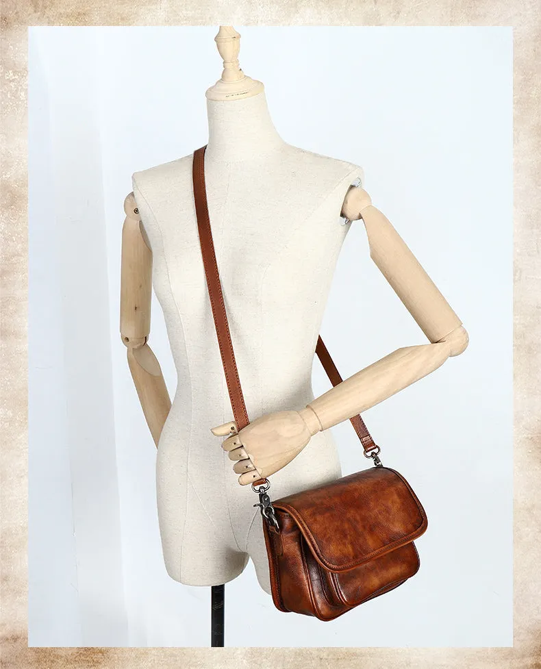 Womens Leather Flip Side Bag Best Shoulder Bag Small Crossbody Purse for Ladies