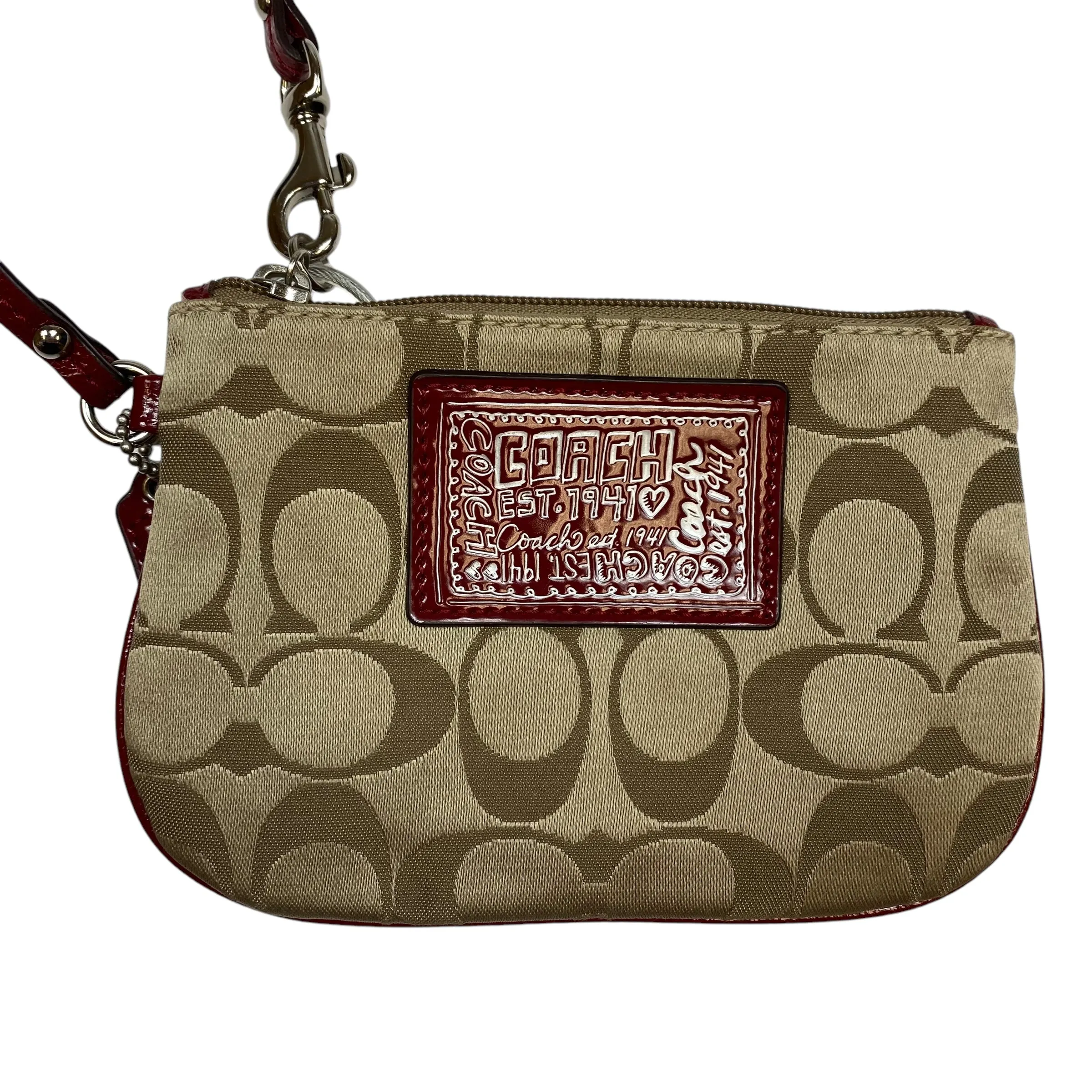 Wristlet Designer By Coach, Size: Small