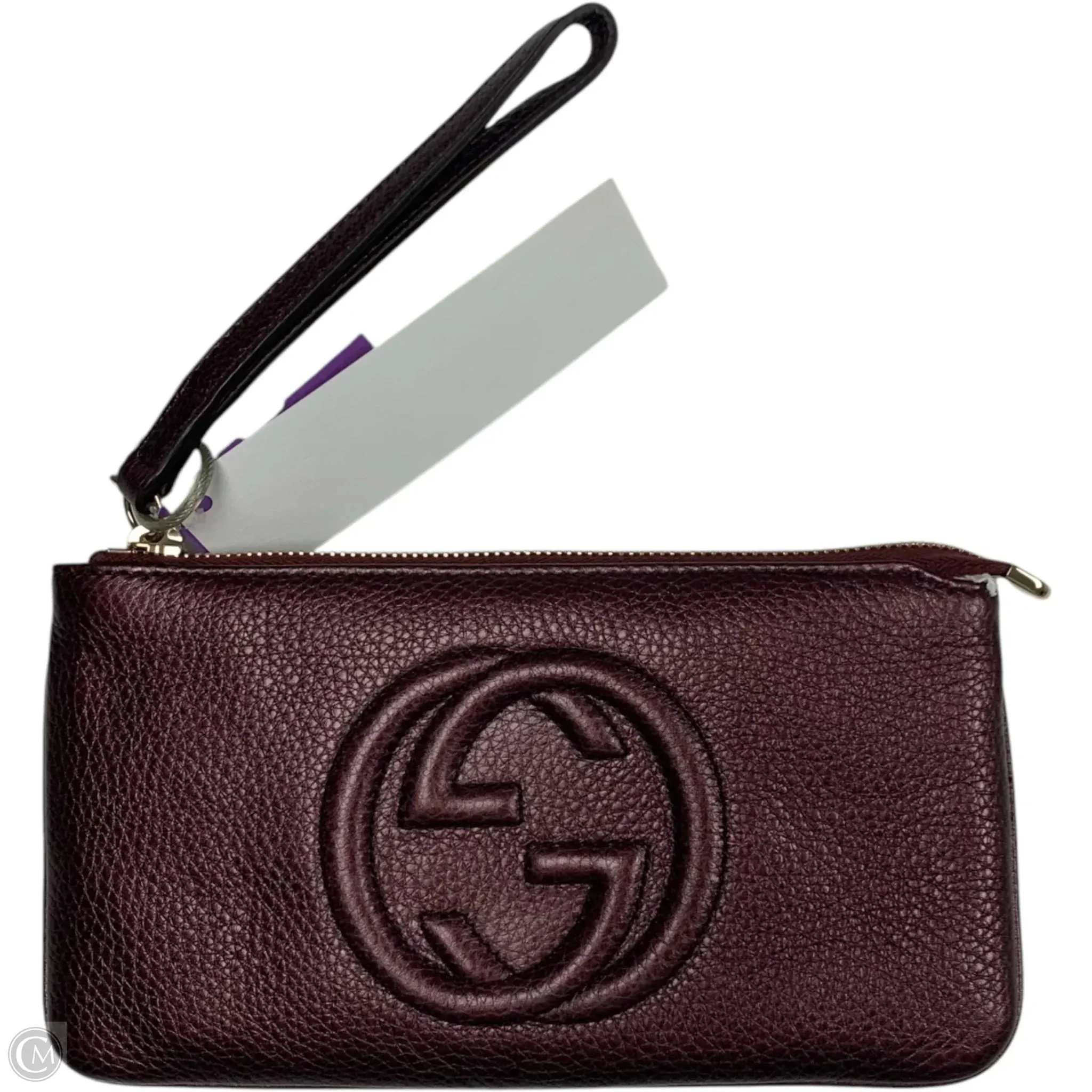 Wristlet Luxury Designer By Gucci, Size: Medium