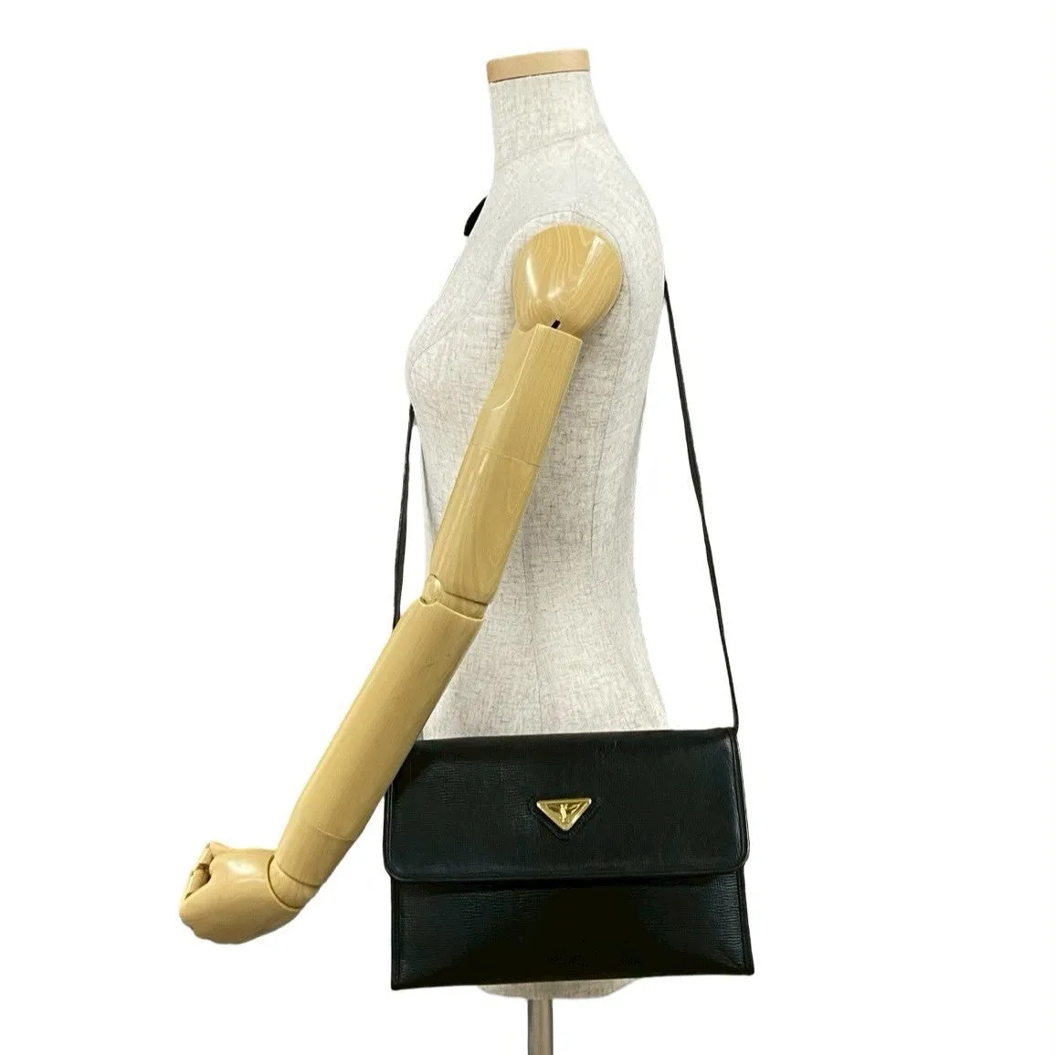 YVES SAINT LAURENT Shoulder Bag leather black