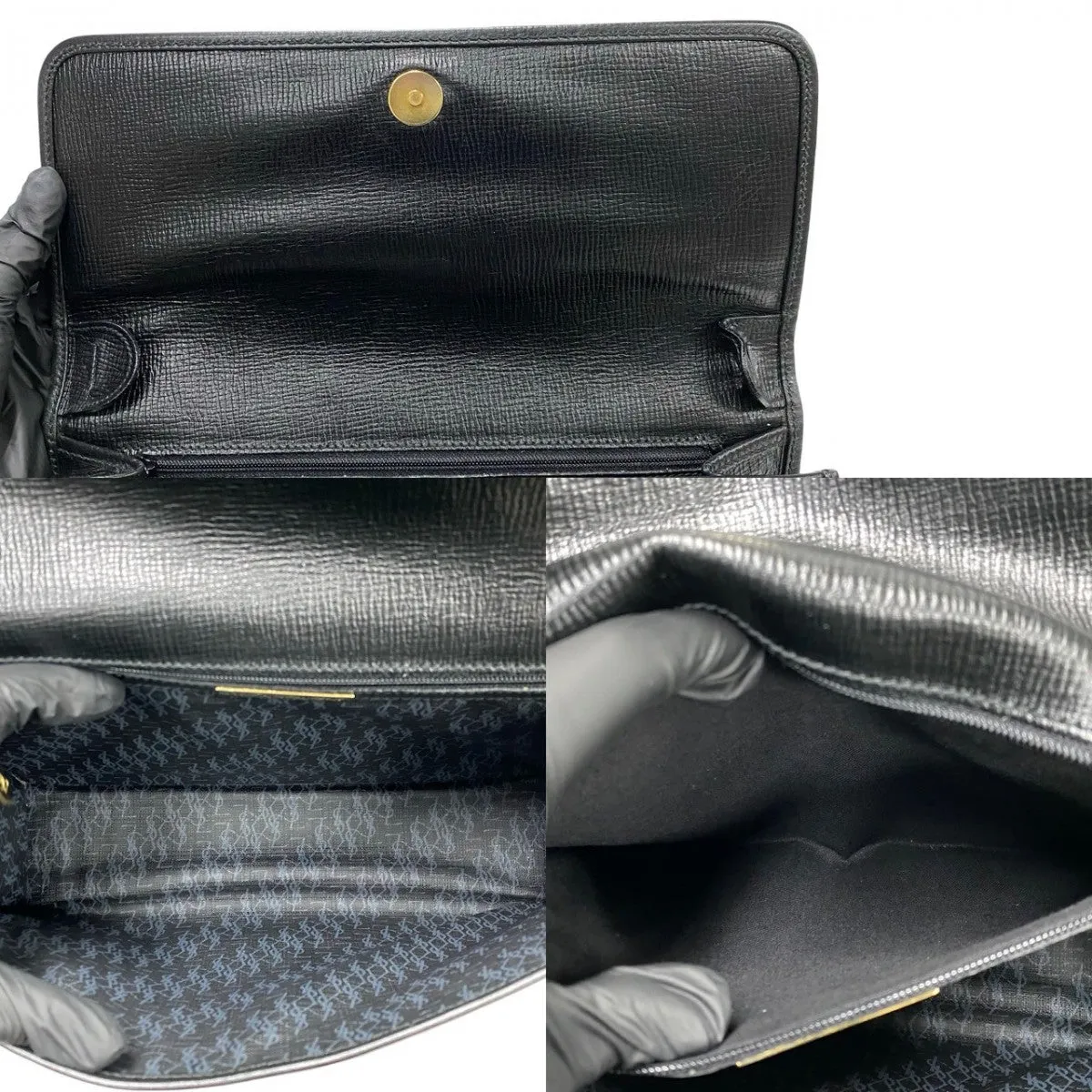 YVES SAINT LAURENT Shoulder Bag leather black
